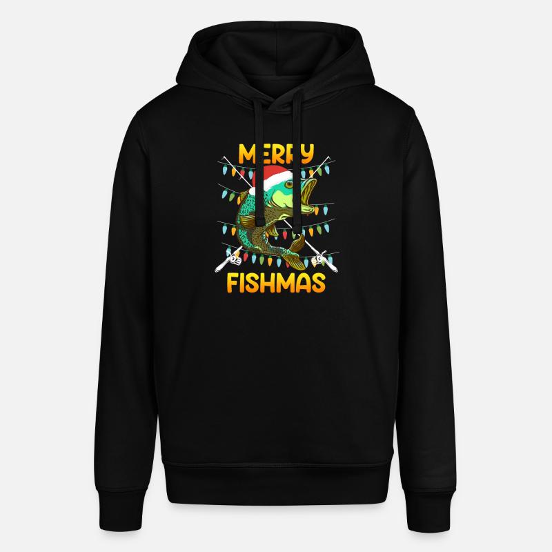Pêcheur Noël Joyeux poisson Poisson - Sweat à capuche SOUNDER Stanley/Stella Unisexe - noir