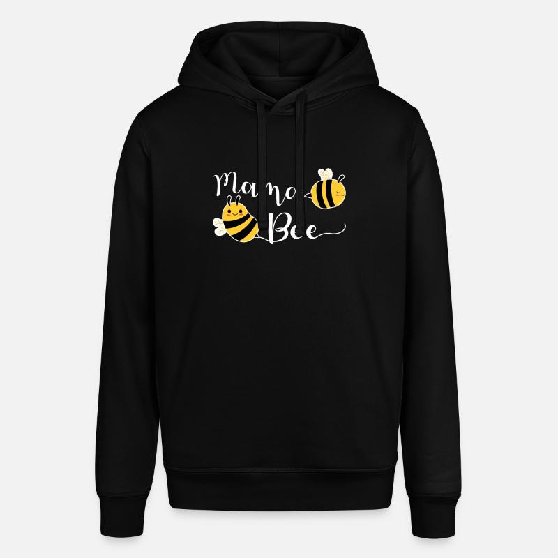 Mama Bee Shirt Geschenk Mutter Muttertag - Stanley/Stella Unisex Hoodie SOUNDER - Schwarz