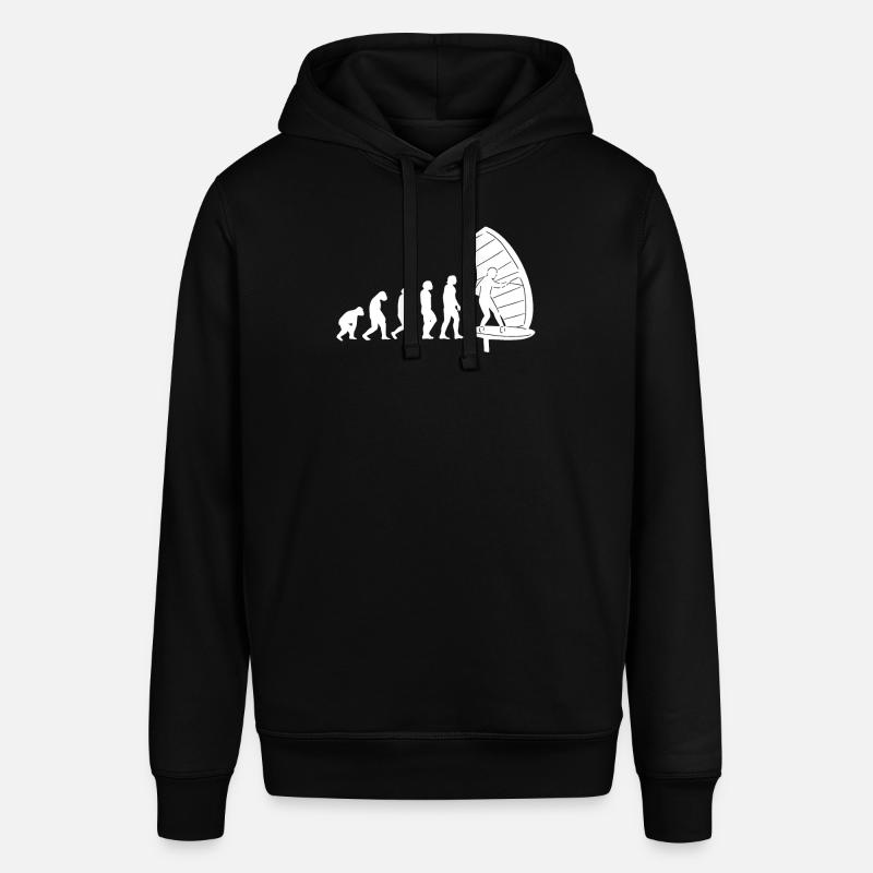Évolution du foil d’aile - Sweat à capuche SOUNDER Stanley/Stella Unisexe - noir