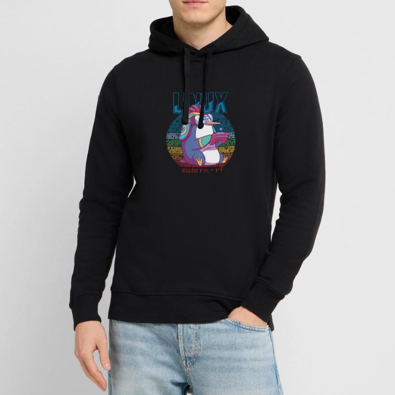 Linux Gamer Sudo Root Geek Admin Penguin Nerd Prog Sweat à capuche SOUNDER Stanley/Stella Unisexe