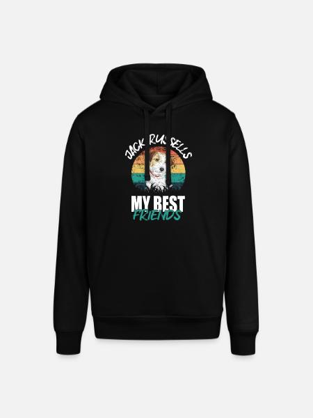 Jack Russell - Stanley/Stella SOUNDER Unisex Hoodie - black