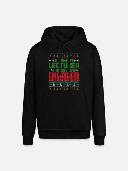 Lecturer Christmas Saying - Stanley/Stella SOUNDER Unisex Hoodie - black