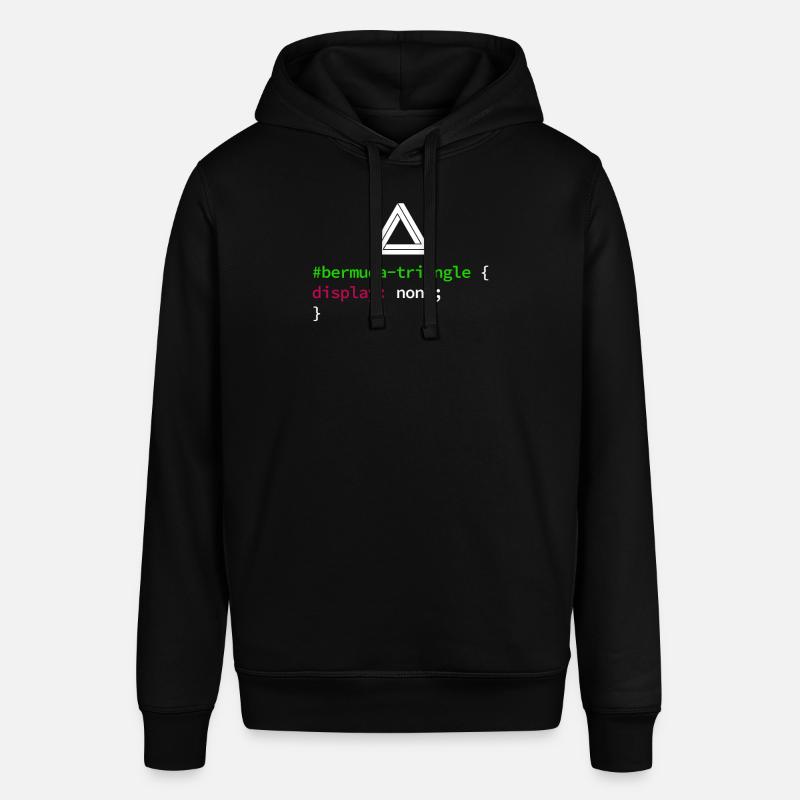 Web e CSS Programmer Developer Coding Code - Felpa con cappuccio unisex SOUNDER di Stanley/Stella - nero