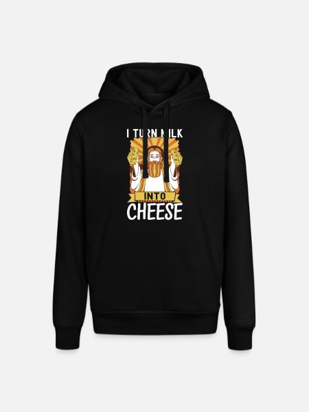 Cheese lovers Gouda cheese - Stanley/Stella SOUNDER Unisex Hoodie - black