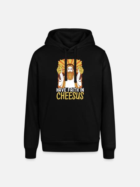 Cheese lovers Gouda cheese - Stanley/Stella SOUNDER Unisex Hoodie - black