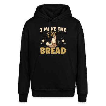 Bread Baking Gift Bakery Quote Baker - Stanley/Stella SOUNDER Unisex Hoodie - black - Front - Alina (178cm) & Michal (187cm)