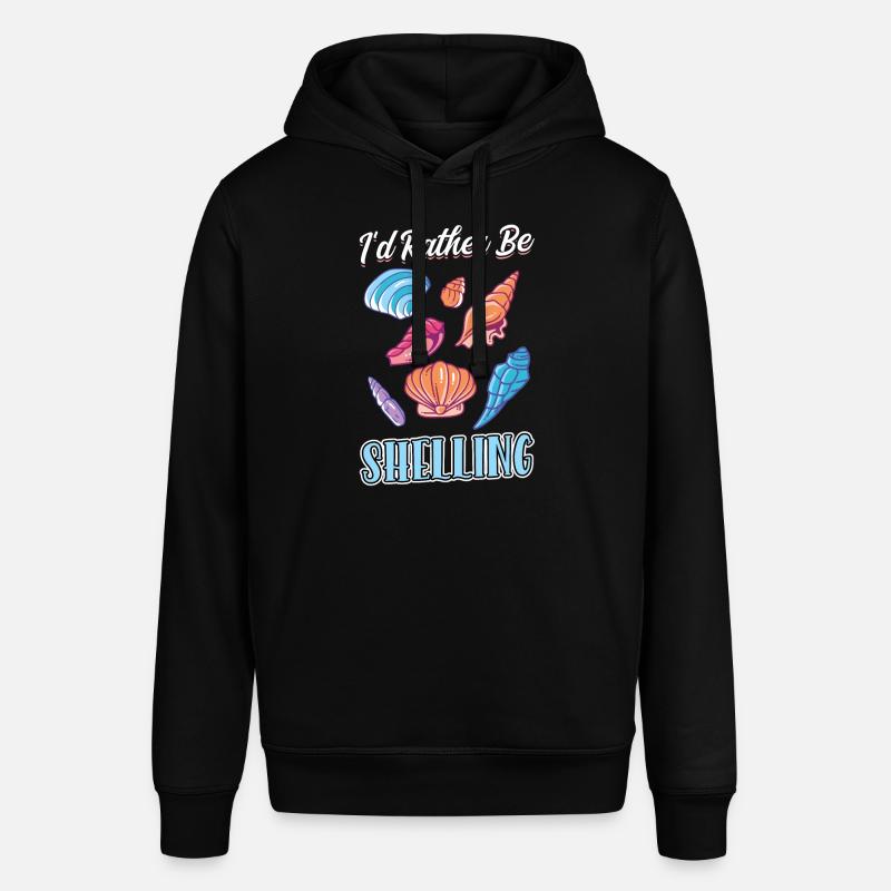 Je préfère peler - Coquillages - Sweat à capuche SOUNDER Stanley/Stella Unisexe - noir