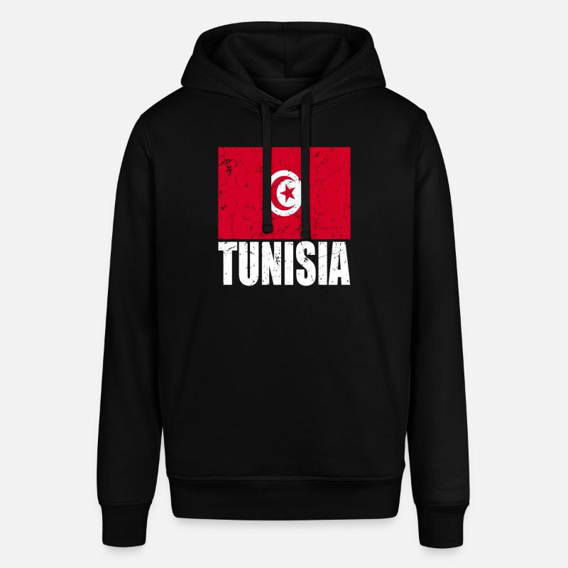 Drapeau de la Tunisie - Sweat à capuche SOUNDER Stanley/Stella Unisexe - noir