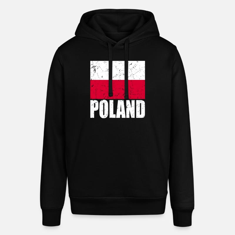 Drapeau de la Pologne - Sweat à capuche SOUNDER Stanley/Stella Unisexe - noir