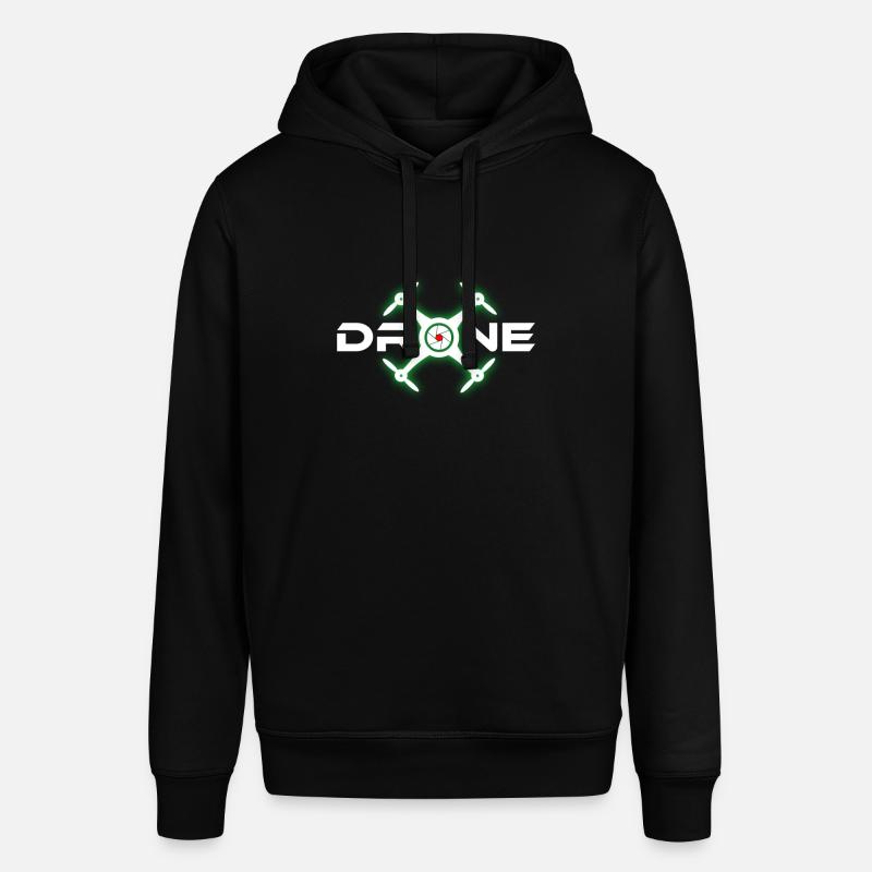 Drone Pilot Glow Effect - Stanley/Stella Unisex Hoodie SOUNDER - Schwarz