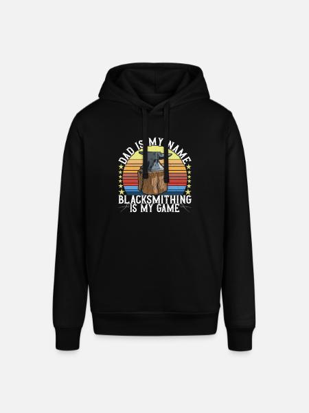 Blacksmith Forging Anvil - Stanley/Stella SOUNDER Unisex Hoodie - black
