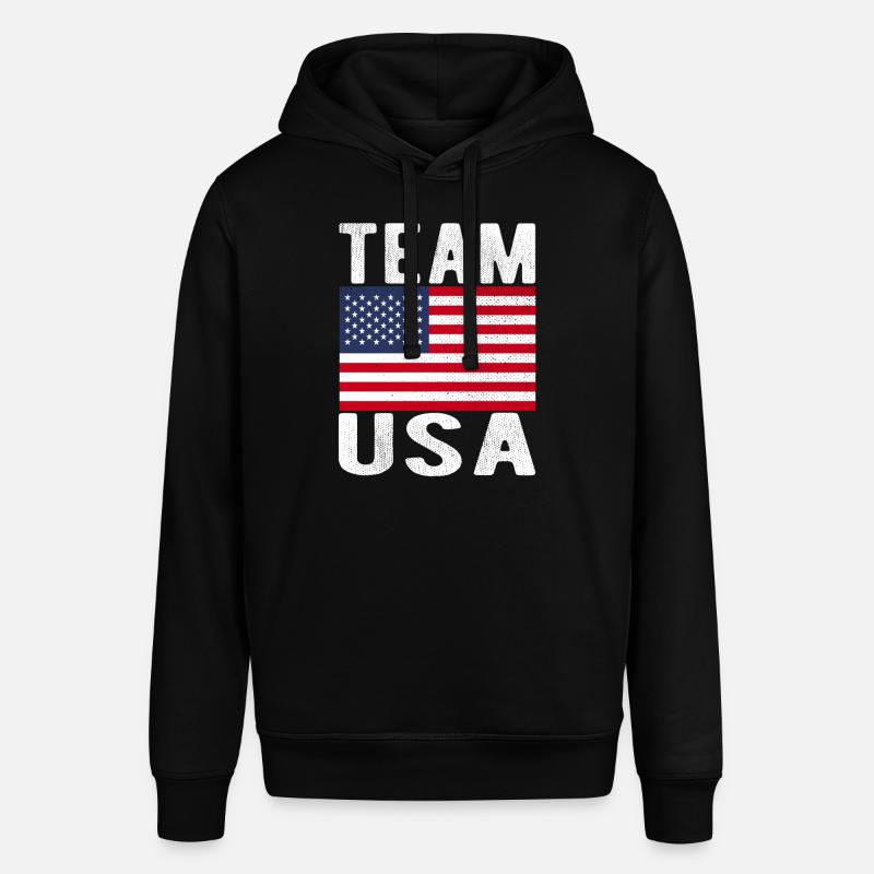 Drapeau de cerf - Sweat à capuche SOUNDER Stanley/Stella Unisexe - noir