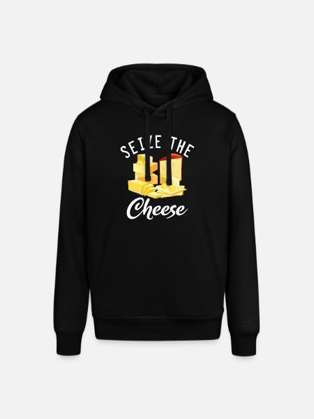 Snack Cheese Lover Cheese Gift - Stanley/Stella SOUNDER Unisex Hoodie - black