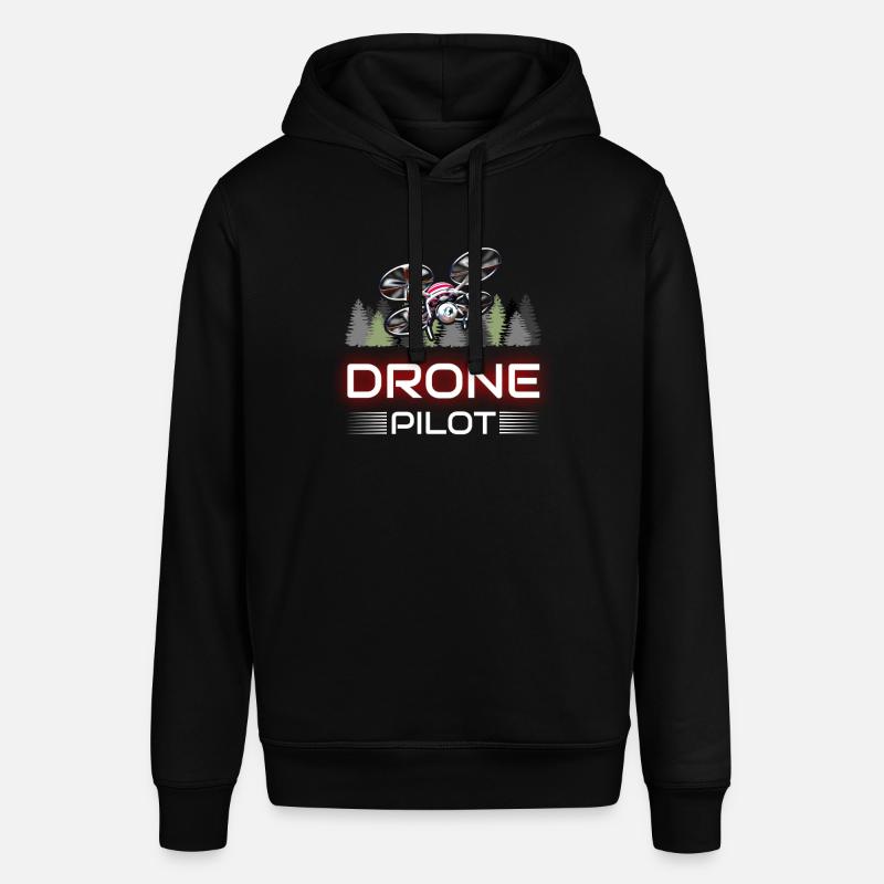 Pilote de drone - Quadcopter - Sweat à capuche SOUNDER Stanley/Stella Unisexe - noir