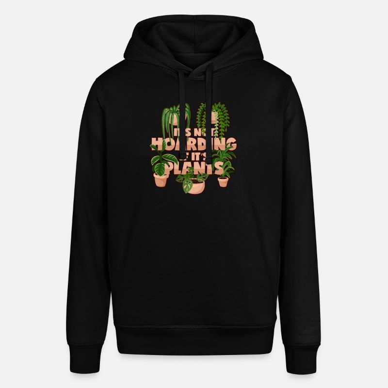 Thésaurisation des plantes - Sweat à capuche SOUNDER Stanley/Stella Unisexe - noir