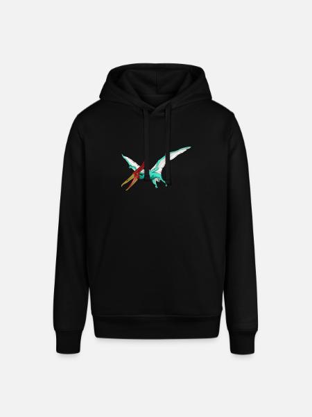 Pteranodon Dinosaur Children Dino Gift - Stanley/Stella SOUNDER Unisex Hoodie - black