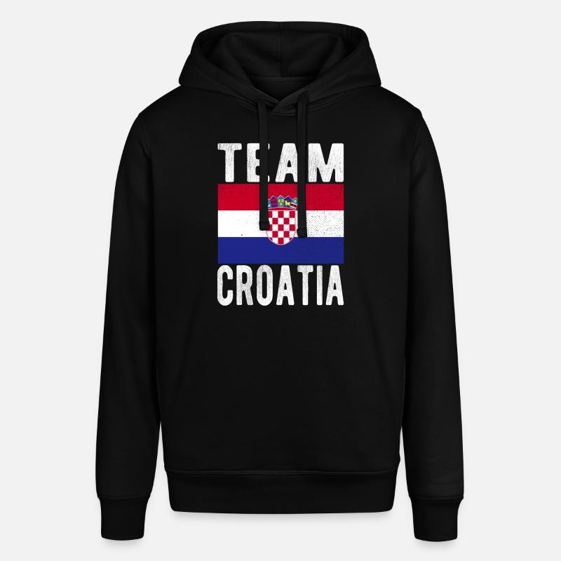 Drapeau de la Croatie - Sweat à capuche SOUNDER Stanley/Stella Unisexe - noir