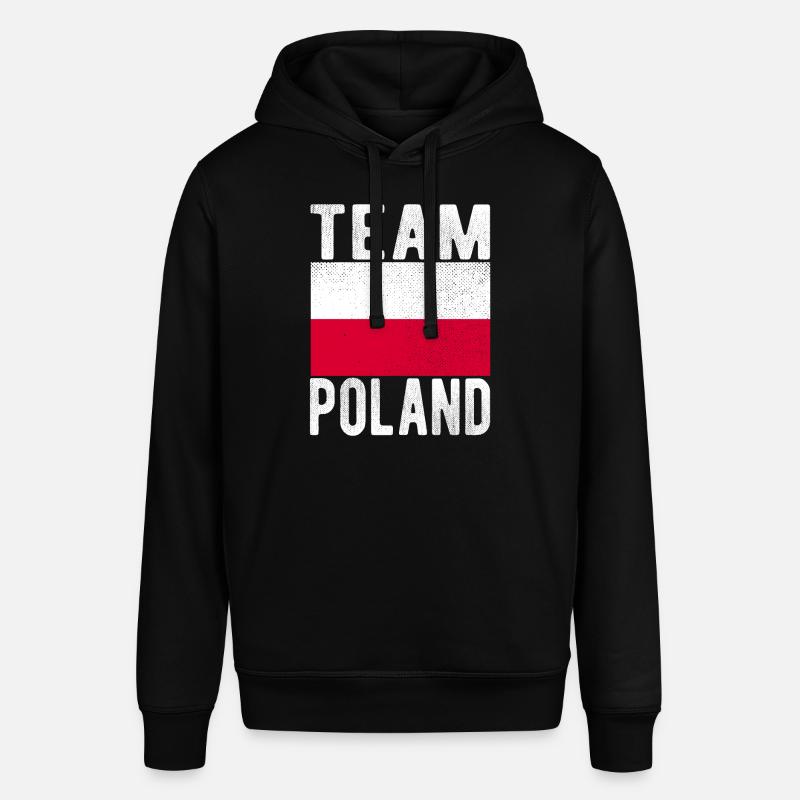 Drapeau de la Pologne - Sweat à capuche SOUNDER Stanley/Stella Unisexe - noir