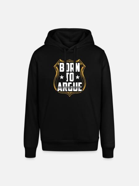 Né pour argumenter avocat - Sweat à capuche SOUNDER Stanley/Stella Unisexe - noir