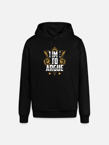 Time to argue lawyer argument - Stanley/Stella SOUNDER Unisex Hoodie - black