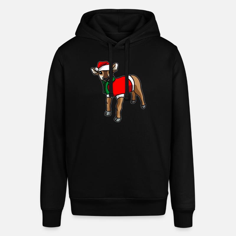 Antilope avec pull de Noël - Sweat à capuche SOUNDER Stanley/Stella Unisexe - noir