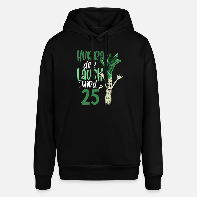 Hurra der Lauch wird 25 - Stanley/Stella Unisex Hoodie SOUNDER - Schwarz