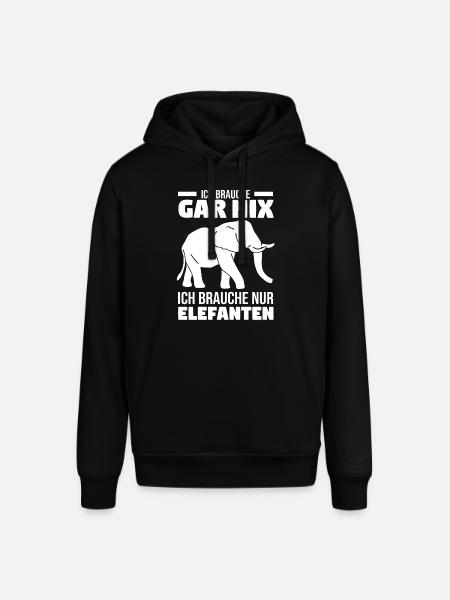 Dickhäuter Rüsseltier Dabbing Elefant - Stanley/Stella Unisex Hoodie SOUNDER - Schwarz