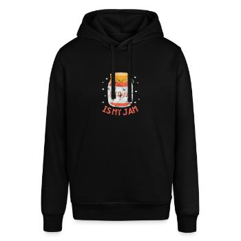 Softball - Stanley/Stella Unisex Hoodie SOUNDER - Schwarz - Vorne - Alina (178cm) & Michal (187cm)