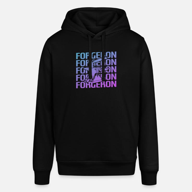 Retro Forgeron Forge - Sweat à capuche SOUNDER Stanley/Stella Unisexe - noir