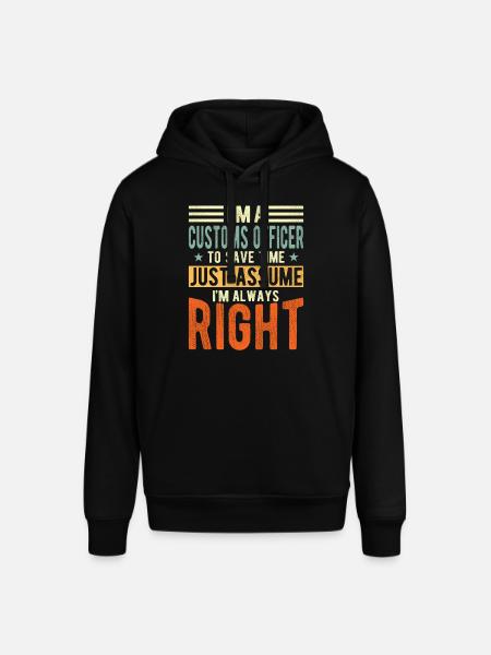 Customs officer - Stanley/Stella SOUNDER Unisex Hoodie - black