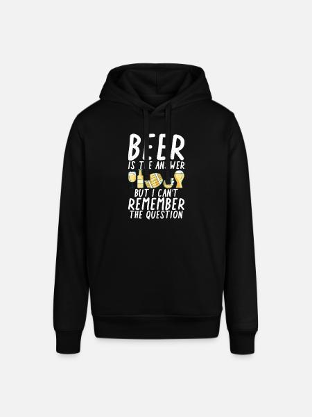 Beer Drinker Beer Gifts - Stanley/Stella SOUNDER Unisex Hoodie - black