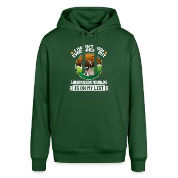 San Bernardino Mountains est sur ma liste de randonnées - Sweat à capuche SOUNDER Stanley/Stella Unisexe - vert bouteille - Devant - Alina (178cm) & Michal (187cm)