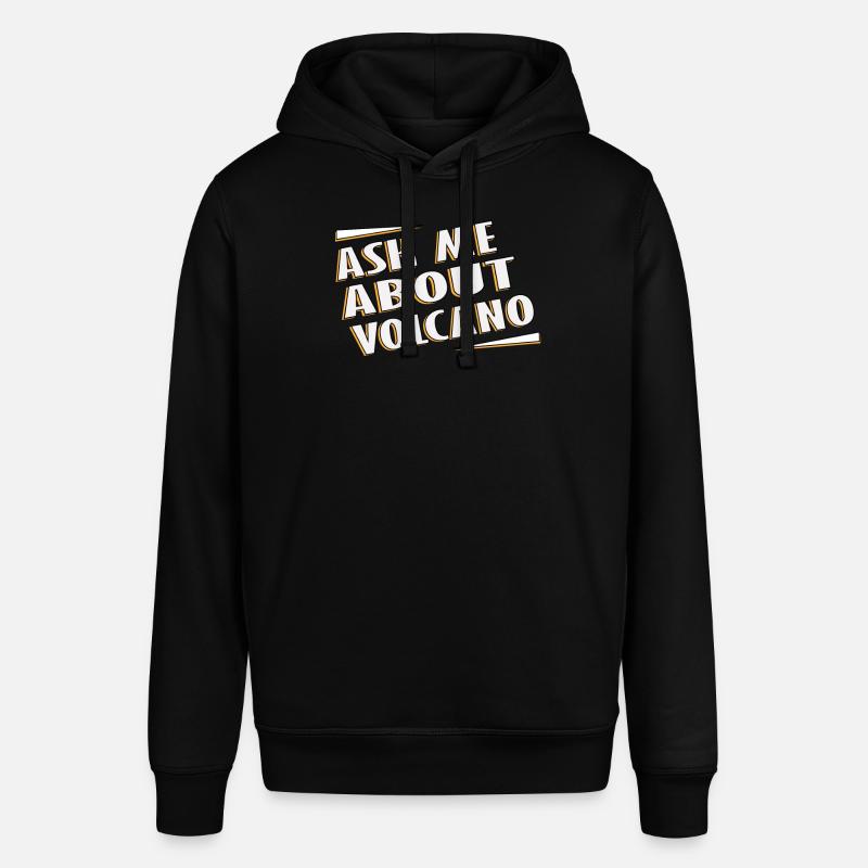 Demandez-moi un cadeau avec volcan - Sweat à capuche SOUNDER Stanley/Stella Unisexe - noir