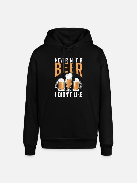 Bier-Trinker-Bier-Geschenke - Stanley/Stella Unisex Hoodie SOUNDER - Schwarz