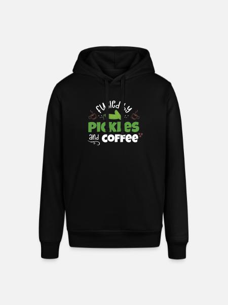 Fueied By Pickles And Coffee - Stanley/Stella SOUNDER Unisex Hoodie - black