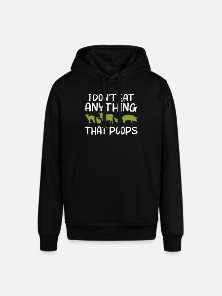 Veggie Lover Vegan Gift - Stanley/Stella SOUNDER Unisex Hoodie - black