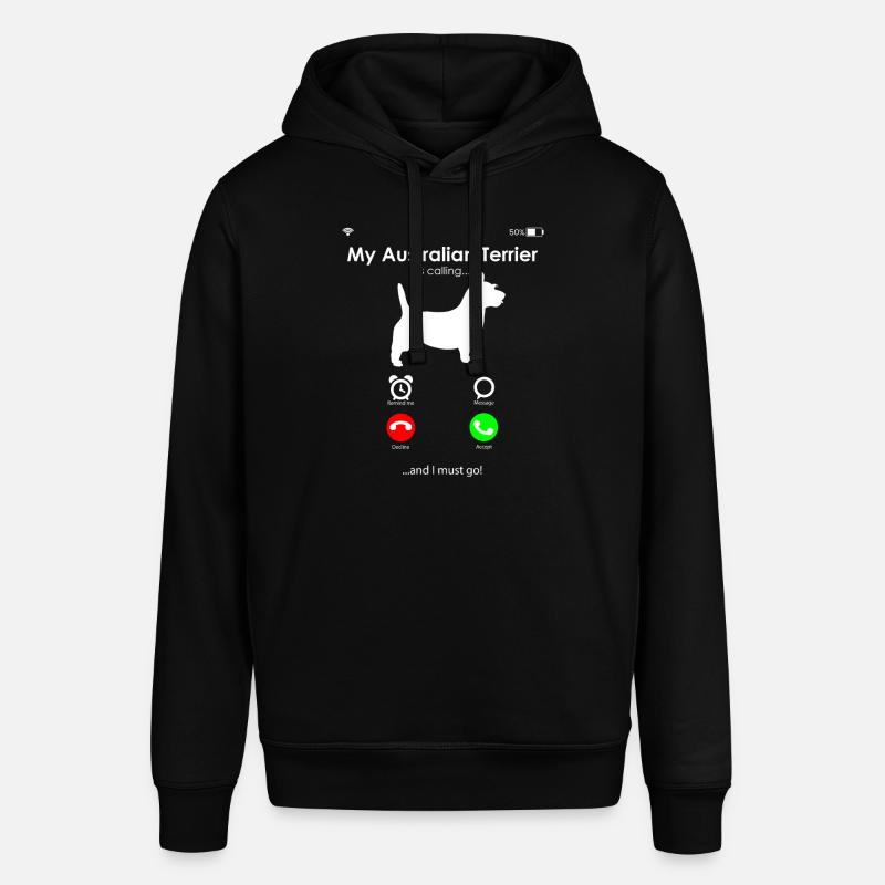 Terrier australien - Sweat à capuche SOUNDER Stanley/Stella Unisexe - noir