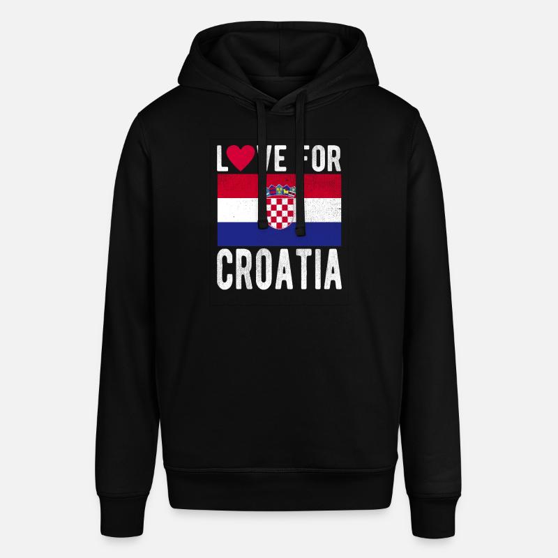 Drapeau de la Croatie - Sweat à capuche SOUNDER Stanley/Stella Unisexe - noir