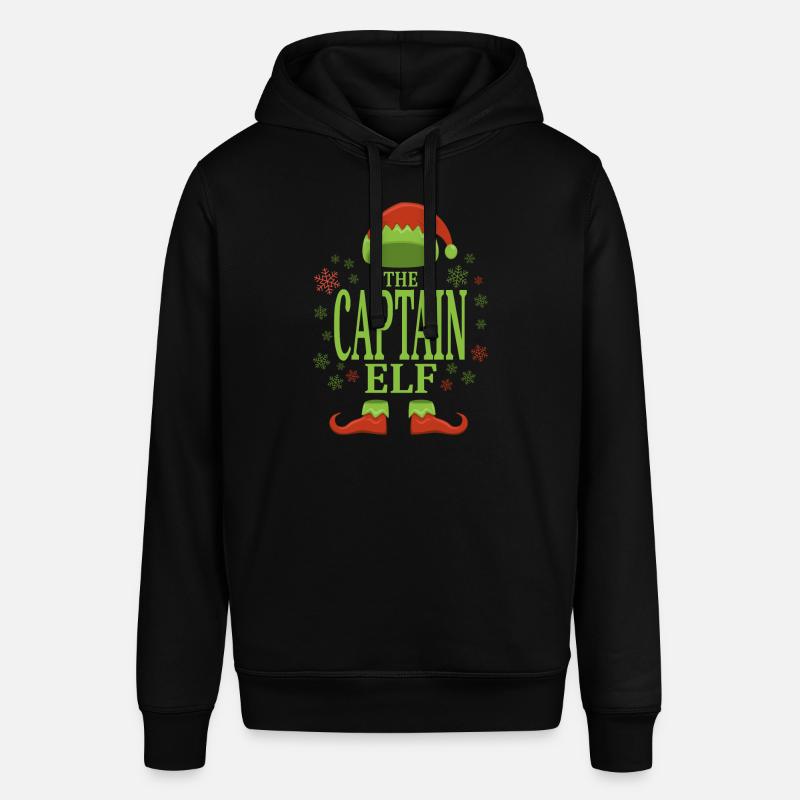 Capitaine Noël Elfe - Sweat à capuche SOUNDER Stanley/Stella Unisexe - noir