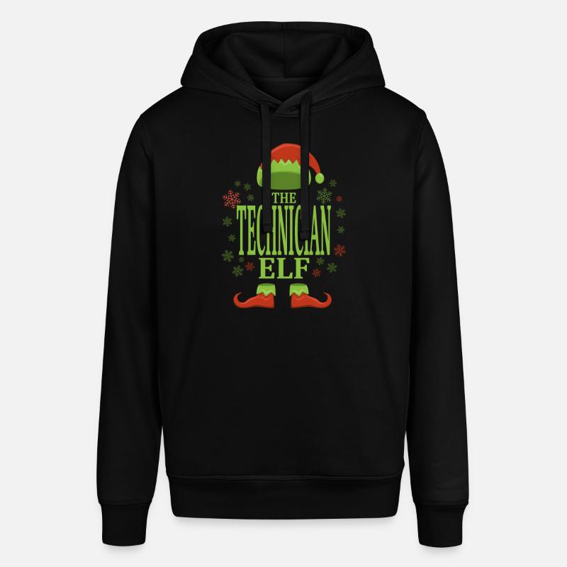 Technicien Elfe de Noël - Sweat à capuche SOUNDER Stanley/Stella Unisexe - noir