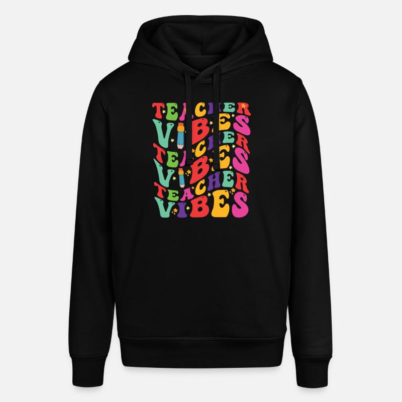 Vibrations de l’enseignant - Sweat à capuche SOUNDER Stanley/Stella Unisexe - noir