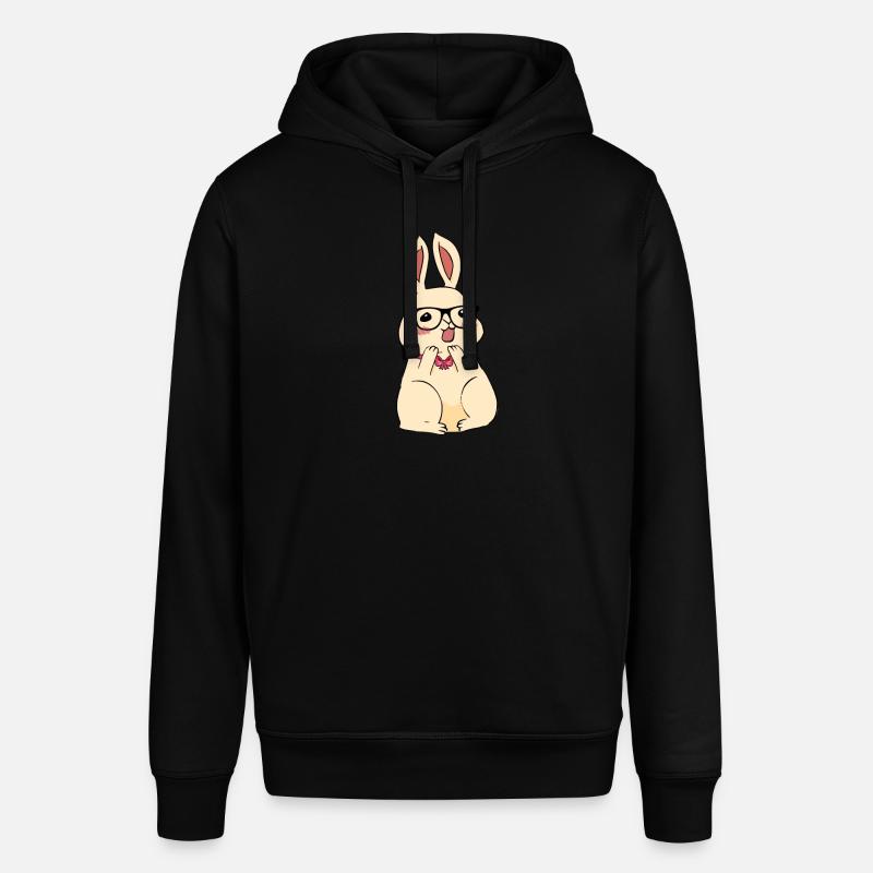 mignon, lapin pâques, mouche - Sweat à capuche SOUNDER Stanley/Stella Unisexe - noir