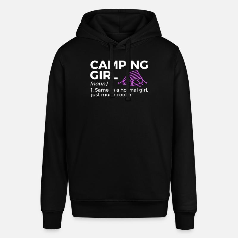 Camping Camping Camping-car - Sweat à capuche SOUNDER Stanley/Stella Unisexe - noir
