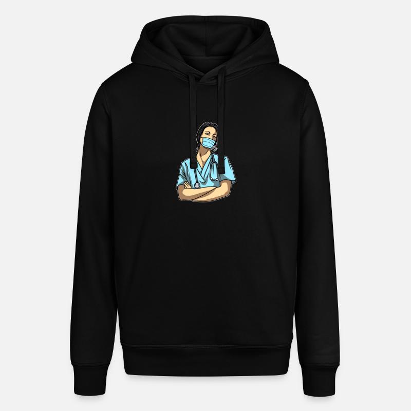 Infirmier - Sweat à capuche SOUNDER Stanley/Stella Unisexe - noir