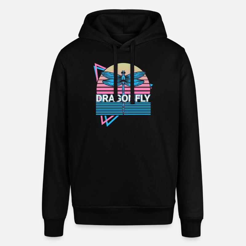 Libellule Libellule Rétro - Sweat à capuche SOUNDER Stanley/Stella Unisexe - noir