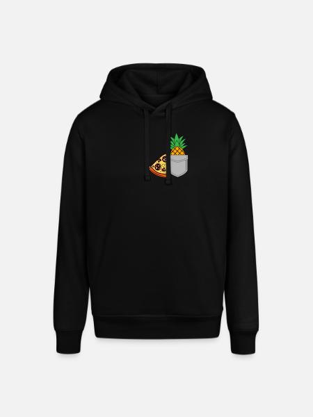 Pizza Pineapple - Stanley/Stella SOUNDER Unisex Hoodie - black