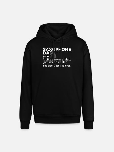 Saxophone musicians Brass music - Stanley/Stella SOUNDER Unisex Hoodie - black