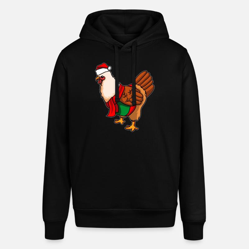 Poulet Père Noël Poulets - Sweat à capuche SOUNDER Stanley/Stella Unisexe - noir