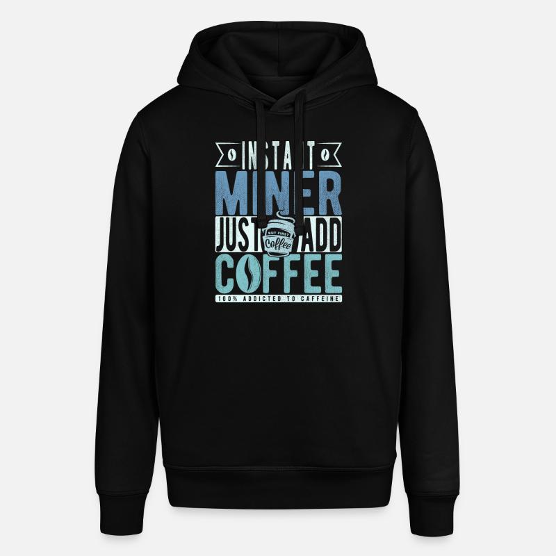 Dicton de café Bergmann - Sweat à capuche SOUNDER Stanley/Stella Unisexe - noir