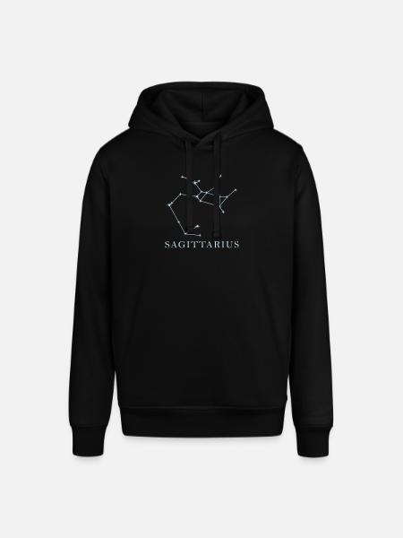 Star constellation Zodiac sign Sagittarius - Stanley/Stella SOUNDER Unisex Hoodie - black